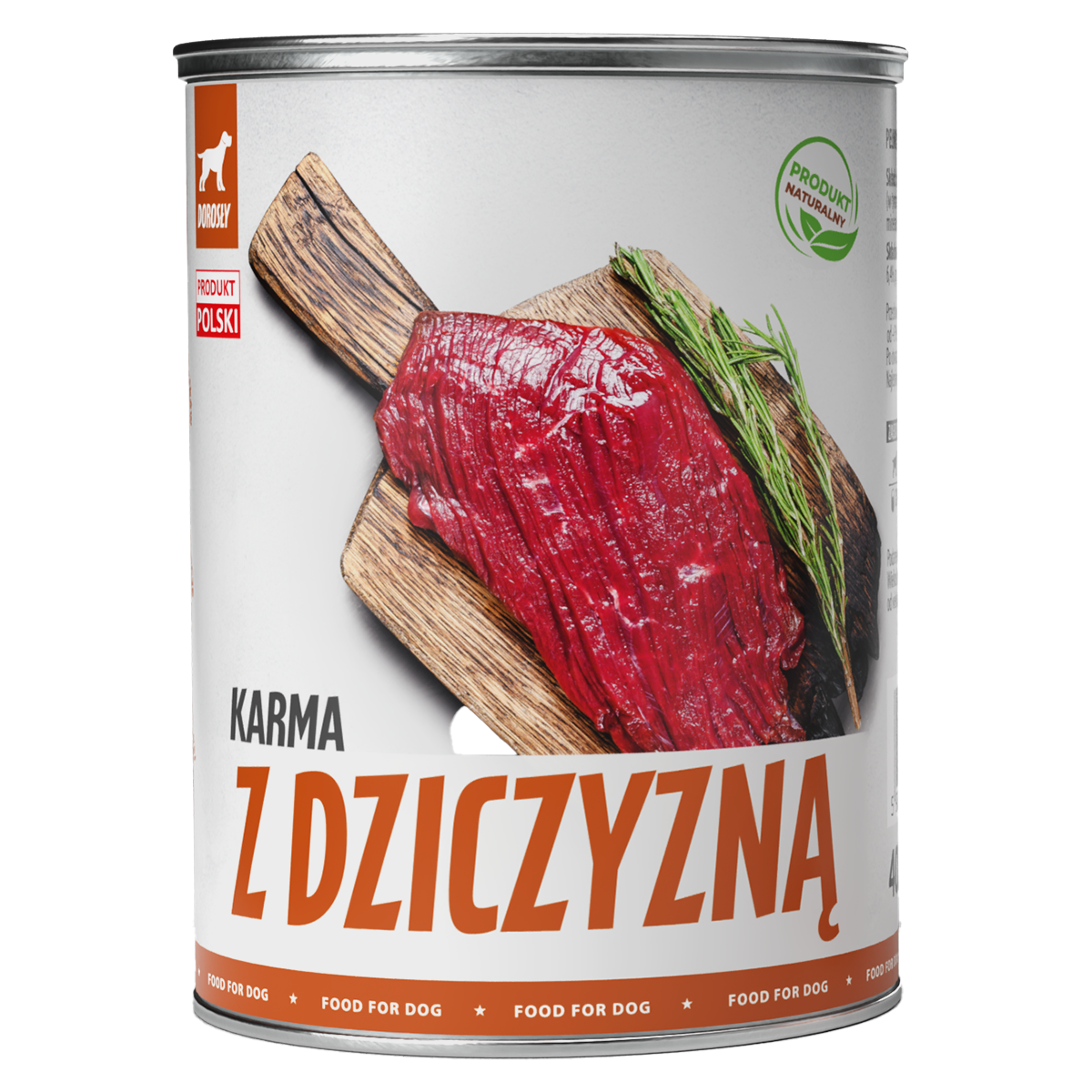 Консерва за възрастни кучета с дивеч 