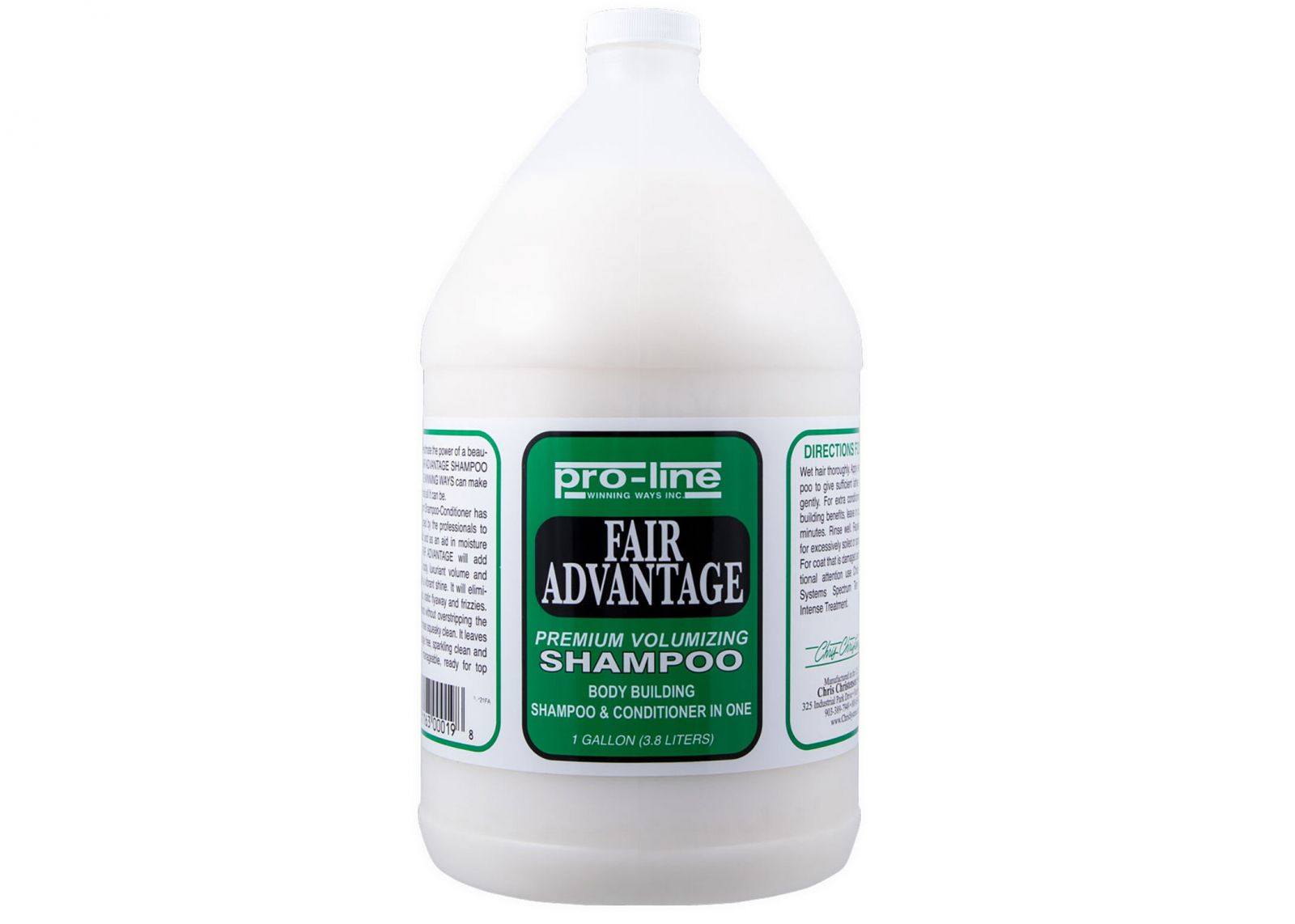 Chris Christensen - Pro-Line Fair Advantage Shampoo - Шампоан и балсам 2в1- 3.8л