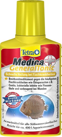 Tetra Medica GeneralTonic - за лечение на бактериални инфекции, екзопаразитози и гъбични заболявания 100мл.