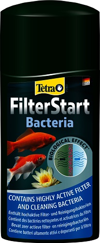 Tetra POND Filter Start активира биологичната функция на филтъра на вашето езерце след зимата или при изграждане на ново езерце.