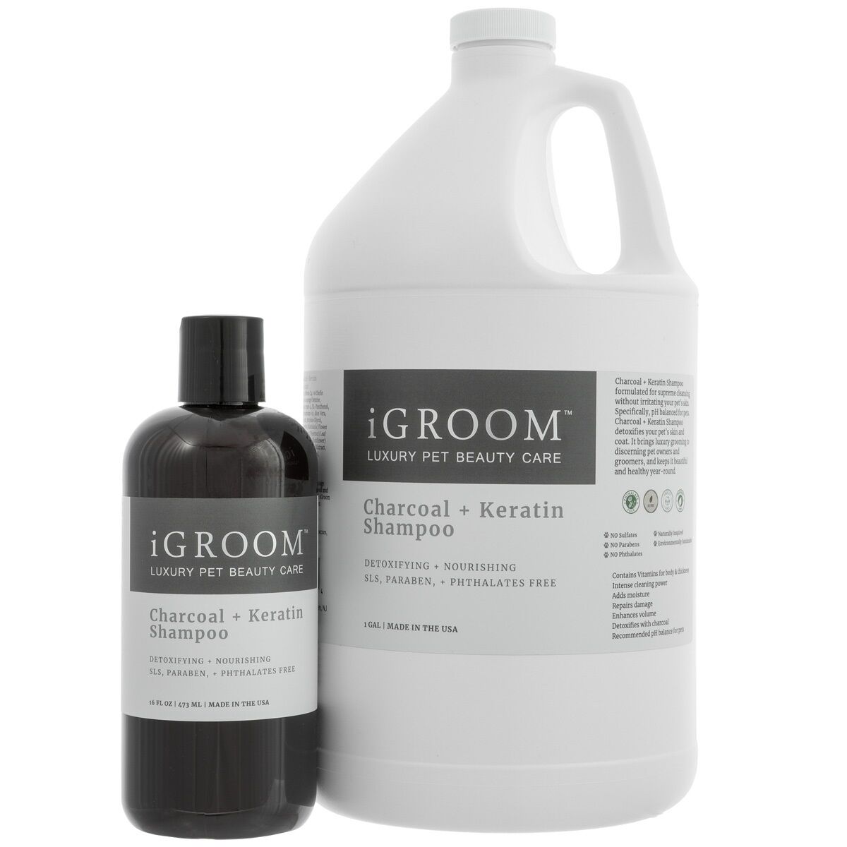 CHARCOAL + KERATIN SHAMPOO-Шампоан с въглен + кератин.