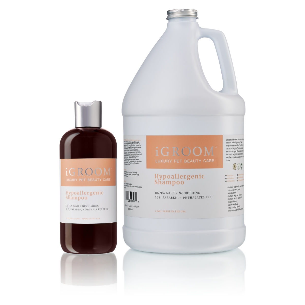 HYPOALLERGENIC SHAMPOO- Изключително мека формула за върховно почистване, без да дразни кожата на вашия домашен любимец