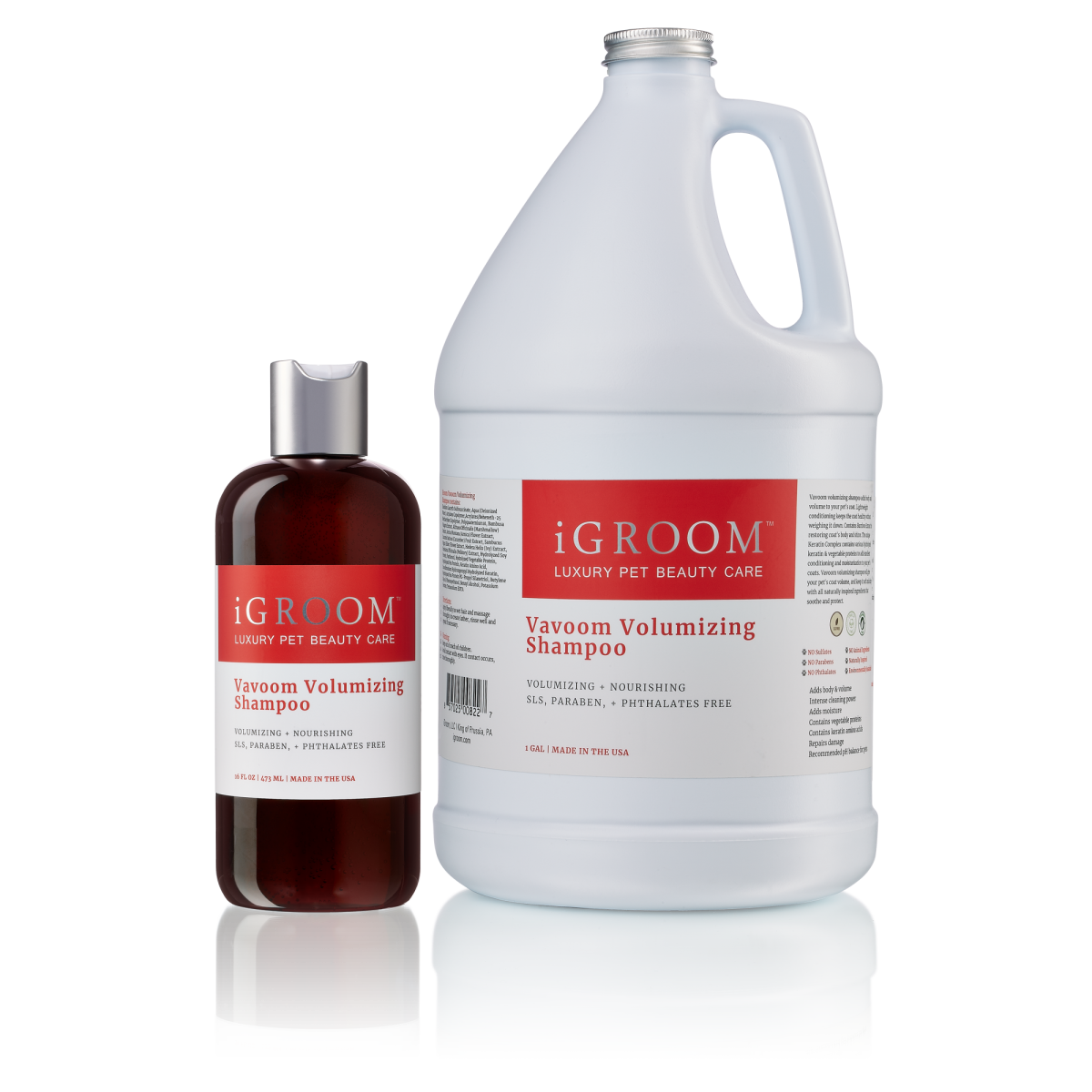 VAVOOM VOLUMIZING SHAMPOO-Шампоанът за обем на Vavoom придава плътен и мек обем на козината.