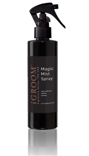 iGroom Magic Mist придава нежна текстура, подсилване, блясък и манипулиране на козината. 