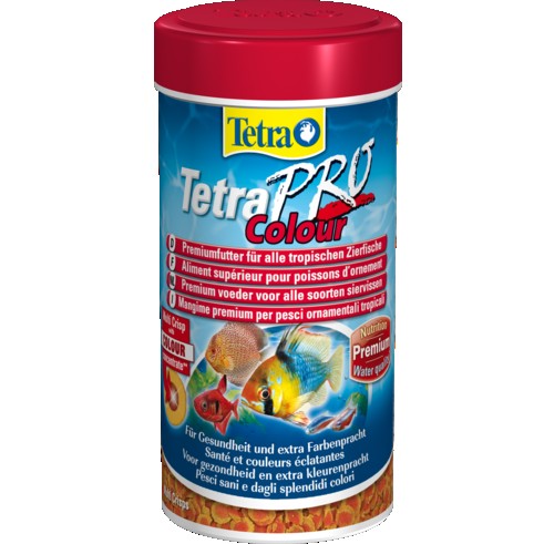 TetraPro Colour Храна за тропически рибки за наситени цветове