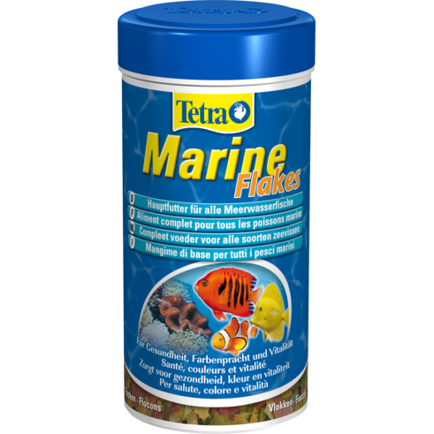  Tetra Marine Flakes - Храна на люспи за морски рибки 250мл. 